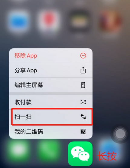 桦南苹果手机维修分享iPhone 15如何快速打开扫一扫 