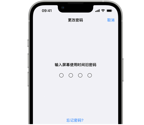 桦南iPhone屏幕维修分享iPhone屏幕使用时间密码忘记了怎么办 